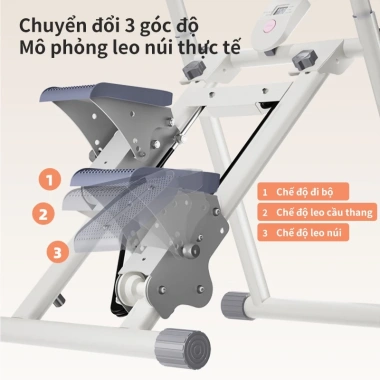 Máy leo bậc nhà gấp gọn, leo núi, chạy bộ LED thông minh – chỉ 1,09 triệu 5