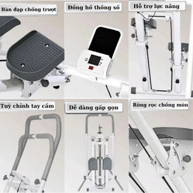 Máy leo bậc thang gấp gọn - Tập thể dục tại nhà, đốt cháy calo, giảm cân, giá 925.000đ 5 Máy leo bậc thang gấp gọn - Tập thể dục tại nhà, đốt cháy calo, giảm cân, giá 925.000đ 5