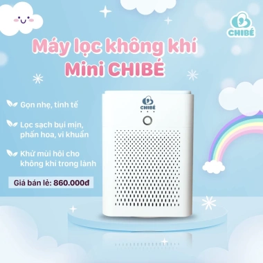 Máy lọc không khí CHIBÉ - HEPA 99,97% sạch, Giá 900.000 VND, Giảm 21% 3