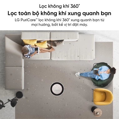 Máy lọc không khí LG PuriCare 360 AS10GDBY0.ABAE UVNano ion âm, diệt khuẩn, chống dị ứng - 23,49 triệu 3