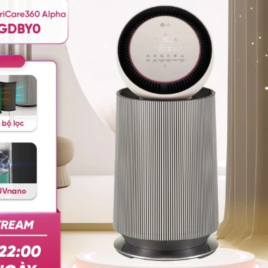 Máy lọc không khí LG PuriCare 360 AS10GDBY0.ABAE UVNano ion âm, diệt khuẩn, chống dị ứng - 23,49 triệu 9