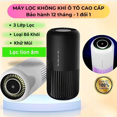 Máy lọc không khí ôtô cao cấp BH 12Th – Ion âm khử mùi, diệt khuẩn, giá 489.000₫