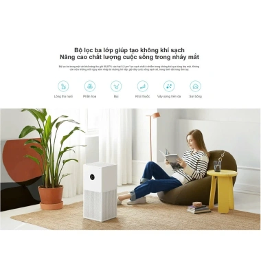 Máy lọc không khí Xiaomi Smart Air 4 Lite EU - Giá 2.29 triệu, bảo hành 12 tháng 7 Máy lọc không khí Xiaomi Smart Air 4 Lite EU - Giá 2.29 triệu, bảo hành 12 tháng 7