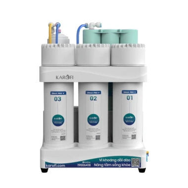 Máy lọc nước KAROFI KAQ-U05 20L/h lắp gầm 10 lõi Smax, gấp đôi tuổi thọ, BH 36 tháng