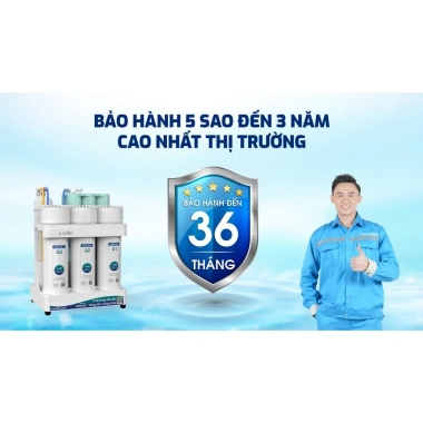 Máy lọc nước KAROFI KAQ-U05 20L/h lắp gầm 10 lõi Smax, gấp đôi tuổi thọ, BH 36 tháng