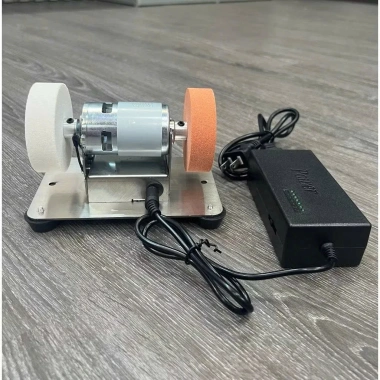 Máy mài đá 2 đầu mini MONQIQI - Đánh bóng, mài dao kéo, 7 tốc độ, giá 80.000 VND 7