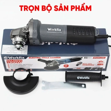 Máy mài điện WORKFIX WF-AG1.300BL 1.300W 11.000V/p không chổi than, chống sốc đá, KĐ mềm - 914.000₫