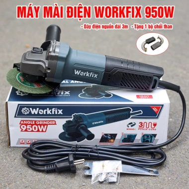 Máy mài máy cắt điện WORKFIX WF-AG950W ruột đồng 100% bảo hành chính hãng giá ưu đãi 528.000