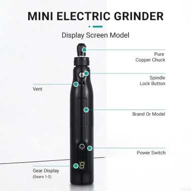 Máy mài mini đa năng bút khắc, điêu khắc 5 cấp độ, sạc USB 3.7V - Giá chỉ 152.096₫ 4