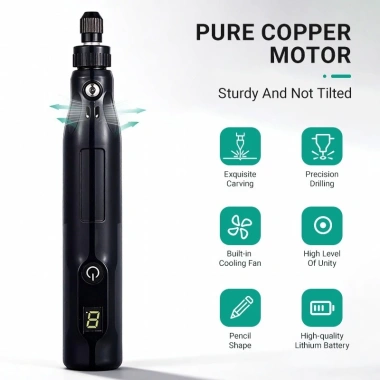 Máy mài mini đa năng bút khắc, điêu khắc 5 cấp độ, sạc USB 3.7V - Giá chỉ 152.096₫ 7
