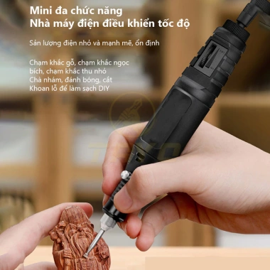 Máy mài mini đa năng bút khắc, điêu khắc, mài chà nhám, sạc USB - Giá chỉ 30.749 VND