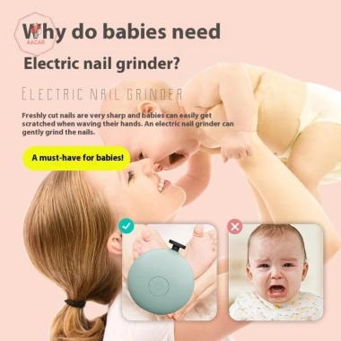 Máy mài móng tay điện AACAR đa năng cho trẻ em và người lớn, đánh bóng nhanh 6