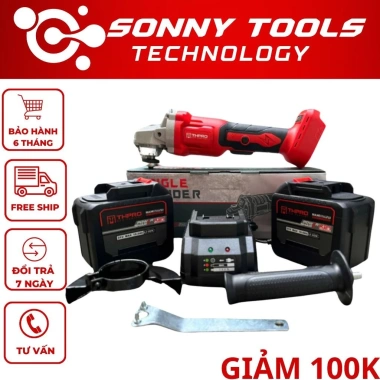 Máy Mài Pin THPRO Mod 7.719 – Chống Sốc Đá, 3 Tốc Nhanh/Chậm, Động Cơ Không Chổi Than, Pin 4 cm – 370.000₫