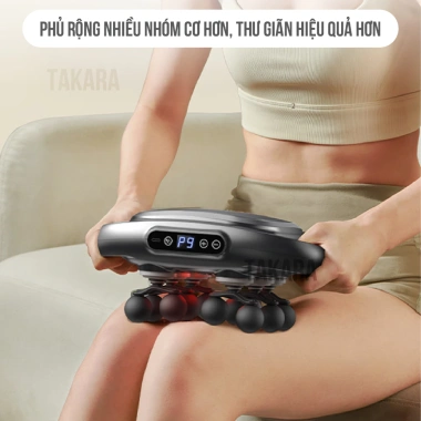 Máy massage 12 đầu YM-60 Takara toàn thân 9 chế độ 9 cấp độ giảm nhức mỏi cơ 499.000₫ 2