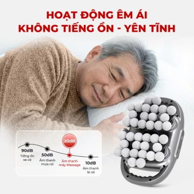 Máy Massage 36 Đầu Cầm Tay Rung Tần Số Cao - Giảm Đau Cơ Sâu Toàn Thân, 9 Cấp Độ, Giá 495k (2.026)