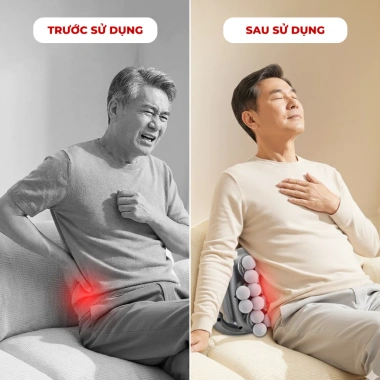 Máy Massage 36 Đầu Cầm Tay Rung Tần Số Cao - Giảm Đau Cơ Sâu Toàn Thân, 9 Cấp Độ, Giá 495k (2.026)