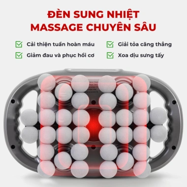Máy Massage 36 Đầu Cầm Tay Rung Tần Số Cao - Giảm Đau Cơ Sâu Toàn Thân, 9 Cấp Độ, Giá 495k (2.026)