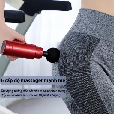 Máy Massage 4 Đầu 6 Chế Độ Fascial - Giảm Nhức Mỏi Vai Gáy, Giãn Cơ, 151.200 VND