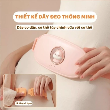Máy Massage Ấm Bụng BELLY WARMER – Chườm Nóng Giảm Đau Bụng Kinh, Đai Massage Bụng Quà Tặng Bạn Gái 499k 6