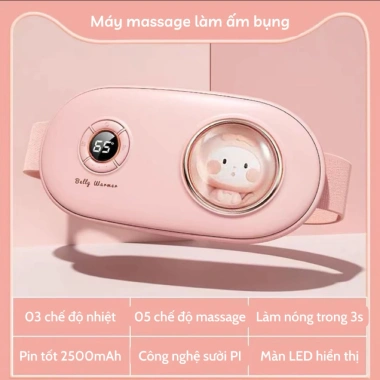 Máy massage ấm bụng kinh Hỏa Tốc – Quà tặng Valentine, giá 1.299.000₫
