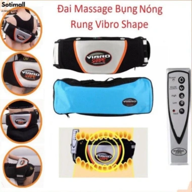 Máy Massage Bụng Chính Hãng Đai Rung Nóng Vibro Shape Giảm Mỡ Nhanh Giá 289.000₫ 5