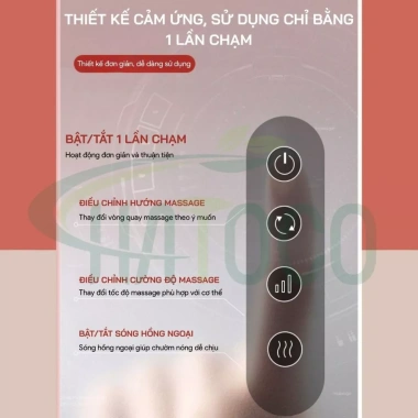 Máy Massage Bụng Đa Năng Hatoco HTC-05 - Giảm Mỡ, Đá Nóng, Sóng Hồng Ngoại, Chỉ 990.000₫ 4