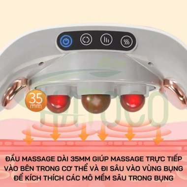 Máy Massage Bụng Đa Năng Hatoco HTC-05 - Giảm Mỡ, Đá Nóng, Sóng Hồng Ngoại, Chỉ 990.000₫ 5