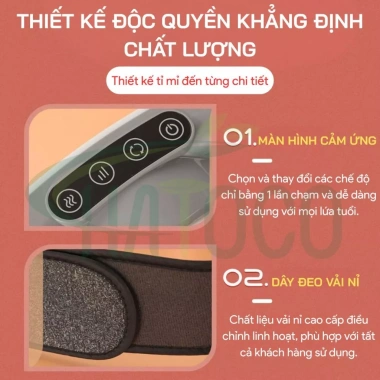 Máy Massage Bụng Đa Năng Hatoco HTC-05 - Giảm Mỡ, Đá Nóng, Sóng Hồng Ngoại, Chỉ 990.000₫ 6