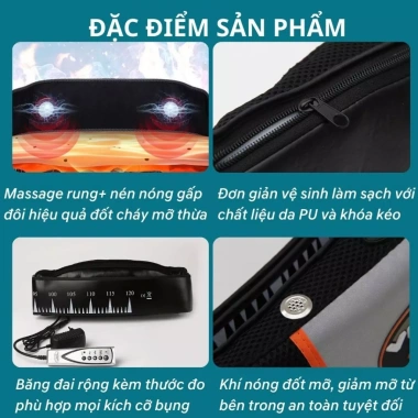 Máy massage bụng Vibro Shape - Đai rung nóng giảm mỡ, tập cơ nam nữ, 249.000₫ 5 Máy massage bụng Vibro Shape - Đai rung nóng giảm mỡ, tập cơ nam nữ, 249.000₫ 5