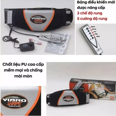 Máy massage bụng Vibro Shape - Đai rung nóng giảm mỡ, tập cơ nam nữ, 249.000₫