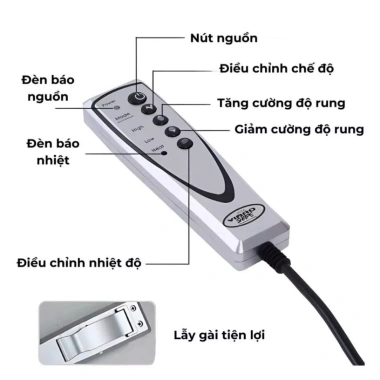Máy massage bụng Vibro Shape - Đai rung nóng giảm mỡ, tập cơ nam nữ, 249.000₫