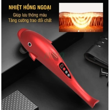 Máy massage cá heo cầm tay pin sạc Nikio NK-178 7 đầu thế hệ mới Giá ưu đãi 595.000₫ 2