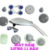 Máy massage cầm tay 11 đầu đa năng - Giảm đau, thư giãn cơ thể, giá chỉ 469.000 VND