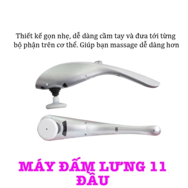 Máy massage cầm tay 11 đầu đa năng - Giảm đau, thư giãn cơ thể, giá chỉ 469.000 VND 2