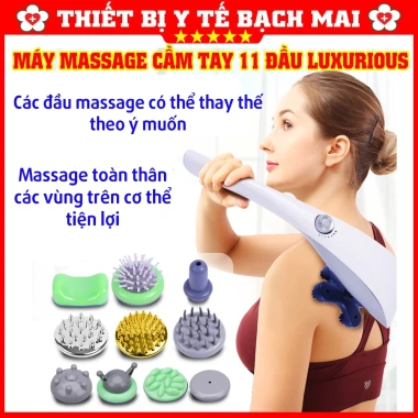 Máy Massage Cầm Tay 11 Đầu Luxurious Thư Giãn Toàn Thân Giá Ưu Đãi 463k 4 Máy Massage Cầm Tay 11 Đầu Luxurious Thư Giãn Toàn Thân Giá Ưu Đãi 463k 4