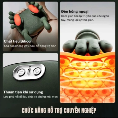 Máy Massage Cầm Tay 16 Đầu 18 Cấp Độ - Giảm Đau Cổ Vai Gáy, Động Cơ Êm, Pin Trâu 5 Máy Massage Cầm Tay 16 Đầu 18 Cấp Độ - Giảm Đau Cổ Vai Gáy, Động Cơ Êm, Pin Trâu 5