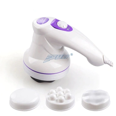 Máy Massage Cầm Tay 3 Đầu Hàn Quốc Puli PL-602 - 28W Công Suất, Giá 470k, Thư Giãn