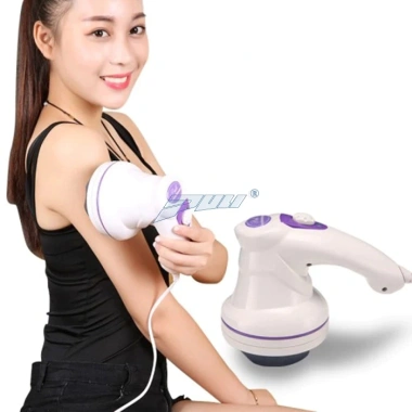 Máy Massage Cầm Tay 3 Đầu Hàn Quốc Puli PL-602 - 28W Công Suất, Giá 470k, Thư Giãn