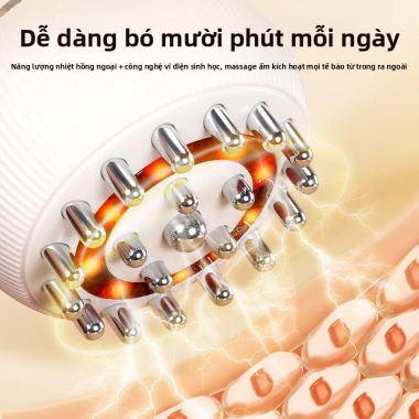Máy Massage Cầm Tay 3 trong 1: Chườm Nóng, Lược Điện Cạo Gió, Châm Cứu – 280k