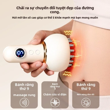 Máy Massage Cầm Tay 3 trong 1: Chườm Nóng, Lược Điện Cạo Gió, Châm Cứu – 280k