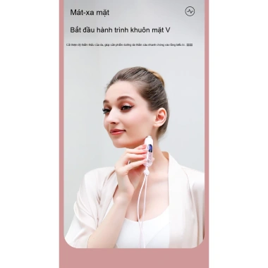 Máy massage cầm tay 3 trong 1 - Massage cổ, hỗ trợ ngủ, làm đẹp, rung vi điện, 330.000 VND