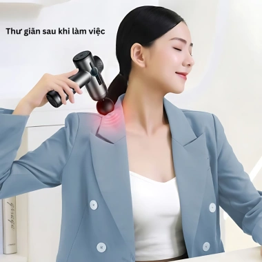 Máy massage cầm tay 32 chế độ 8 đầu 20W - Thư giãn cơ, giảm đau, chỉ 399.000₫