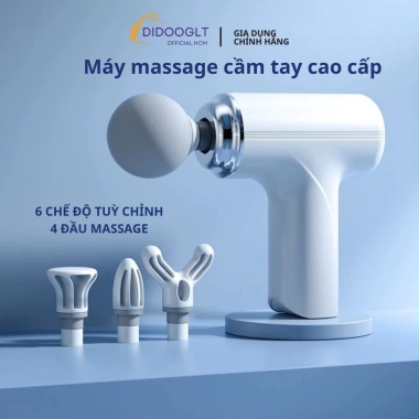 Máy Massage Cầm Tay 4 Đầu 6 Cấp Độ Đấm Lưng Massage Cổ Toàn Thân Đa Năng 119k