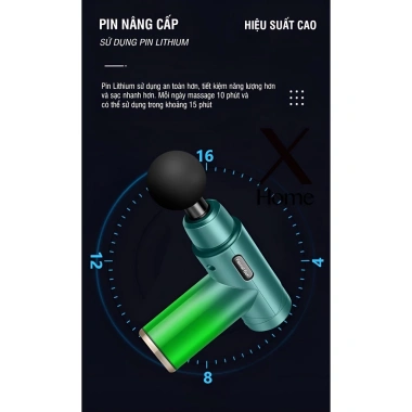Máy Massage Cầm Tay 4 Đầu 6 Chế Độ Cảm Ứng - Giảm Đau Nhức, Thư Giãn - 312.620₫