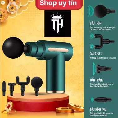 Máy massage cầm tay 4 đầu 6 chế độ - Giảm căng cơ, trị nhức vai gáy, thư giãn 2