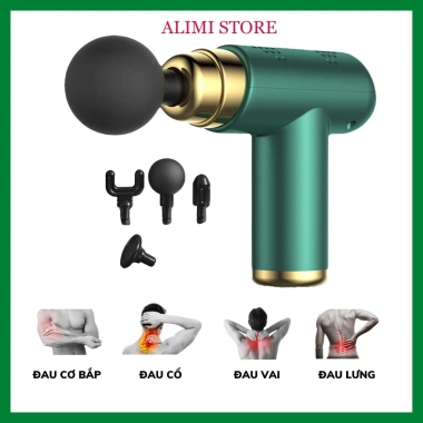 Máy massage cầm tay 4 đầu 6 chế độ - Giảm căng cơ, trị nhức vai gáy, thư giãn 6