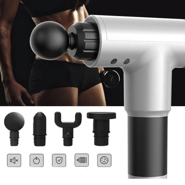 Máy Massage Cầm Tay 4 Đầu 6 Chế Độ - Giảm Nhức Mỏi Vai Gáy, Đau Giãn Cơ, Giá chỉ 238.000₫ 8