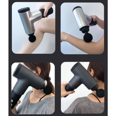 Máy massage cầm tay 4 đầu 6 chế độ - Súng trị nhức mỏi vai gáy, giãn cơ 236.000đ
