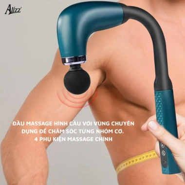 Máy Massage Cầm Tay 4 Đầu Chữ U Đấm Lưng, Cầm Dài, Trâu, ALIZZ 14.556 - 367.500₫