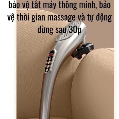 Máy Massage Cầm Tay 6 Đầu Không Dây 25W Giảm Đau Bấm Huyệt Châm Cứu Pin Dùng Lâu 550k 7